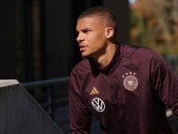 Malick Thiaw arrives for a training session of the German national football team at New England Revolution training center on October 13, 2023 in Foxborough, Massachusetts. Alex Grimm/Getty Images/AFP (Photo by ALEX GRIMM / GETTY IMAGES NORTH AMERICA / Getty Images via AFP)